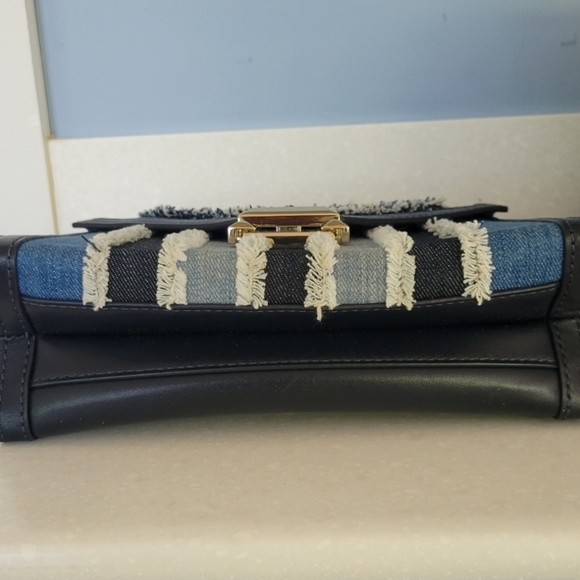 🔥RARE Michael Kors Whitney Denim Shoulder Bag, EUC - Picture 7 of 15